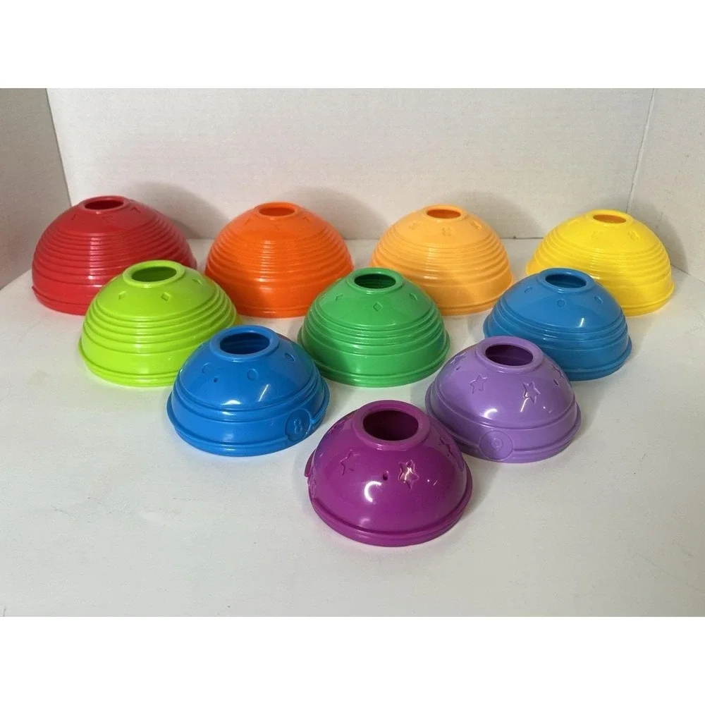Fisher Price Stack And Roll Numbered 1-10 Nesting Cups Baby Toy